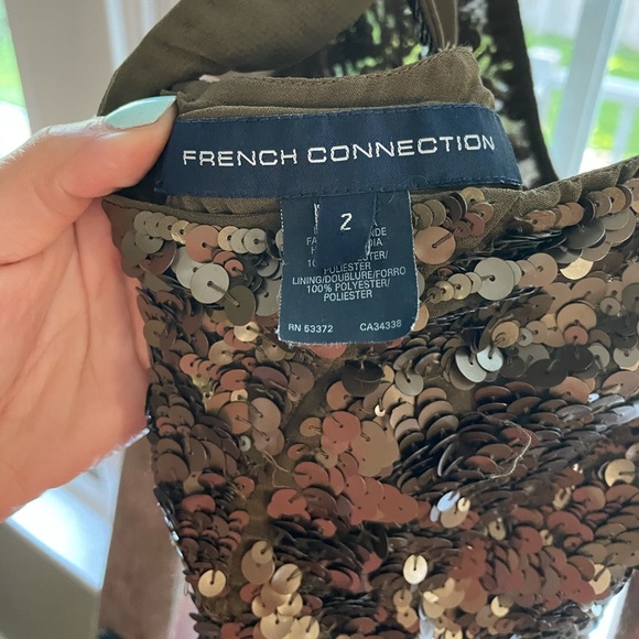 French Connection sequined mini dress - Picture 2 of 6